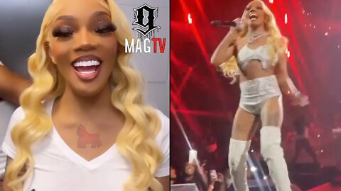 Glorilla Rips The Stage At Yo Gotti's B-Day Bash Concert In Memphis! 🎤