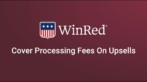 Cover Processing Fees on Upsells