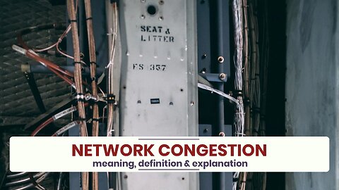 What is NETWORK CONGESTION?