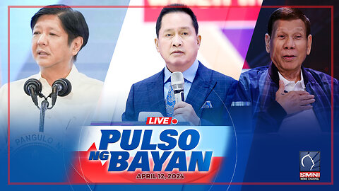 LIVE: Pulso ng Bayan kasama sina Admar Vilando at Jade Calabroso| April 12, 2024, Biyernes