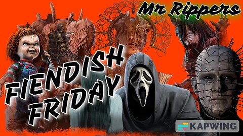 Fiendish Friday!!!! Let the weekend begin!! Mr Rippers