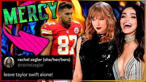 WOKE Snow WHITE KNIGHT! Rachel Zegler ATTACKS Podcaster Over Taylor Swift & Travis Kelce JOKE!