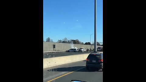 Vehicle Fire On Highway 401 Whitby