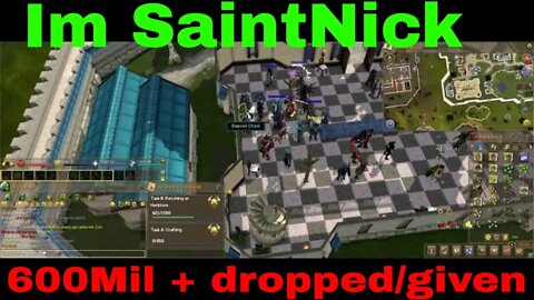 Im SaintNick Runescape Christmas Drop Party of 2020 ( 689Mil Drop ) Part 1