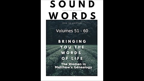 Sound Words, The Women in Matthew's Genealogy