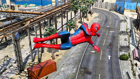 GTA 5Spiderman Epic Jumps Ragdolls Stunts & Fails Episode 75 (Euphoria Ragdolls)