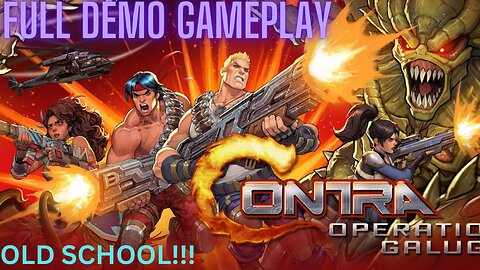 contra operation galuga full demo gameplay