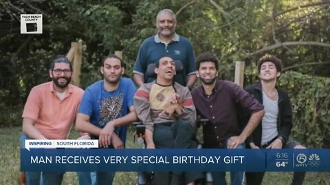 International Community pulls through to make special needs Loxahatchee man birthday wish come true