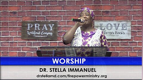 Worship. Dr Stella Immanuel. Bilingual: English & Spanish