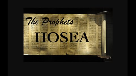 Prophets Speak to Us - Hosea