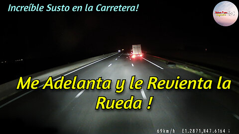 Me Adelanta y le Revienta la Rueda: ¡Increíble Susto en la Carretera!