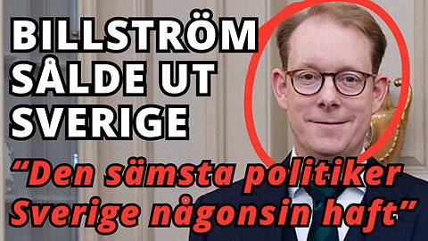 Släppte in 939 824 invandrare till Sverige - Tobias Billström är den sämsta politikern någonsin