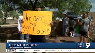 Parents protest TUSD mask mandate