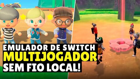 Suporte a MULTIJOGADOR local no Emulador de Switch