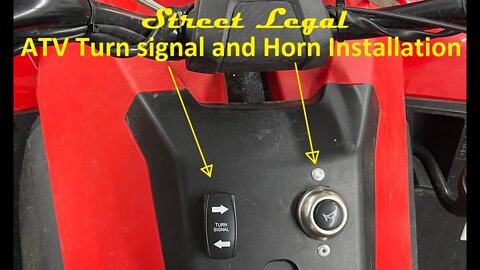 ATV Turn Signal and Horn Install