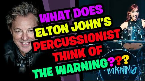 JOHN MAHON from ELTON JOHN'S Band Reacts to THE WARNING!