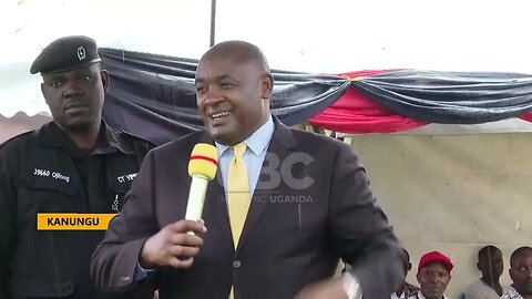 MINISTER BARYOMUNSI RALLIES KANUNGU COMMUNITY ON VOCATIONAL EDUCATION