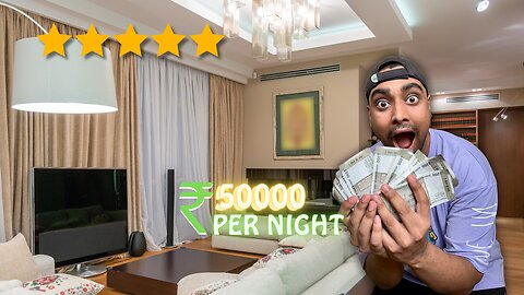 Rupees 50000 per night(600 $ per night) hotel room tour