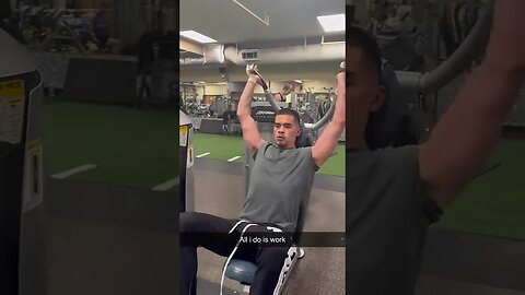 Sneako Working Hard in the gym!