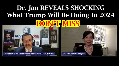 Don't Miss - Dr. Jan Halper - Hayes REVEALS SHOCKING What Trump Will Be Doing..- 9 /13/24..