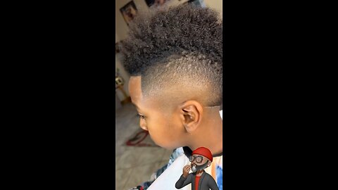 Kids BurstFade MoHawk 🤌🏾💈