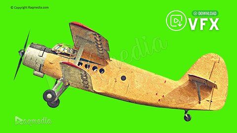 Old Airplane Green Screen Free Chroma Background Video Effects Raqmedia