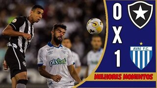 BOTAFOGO 0 X 1 AVAÍ | QUE GOLAÇO DE FALTA! MELHORES MOMENTOS | BRASILEIRÃO 2022