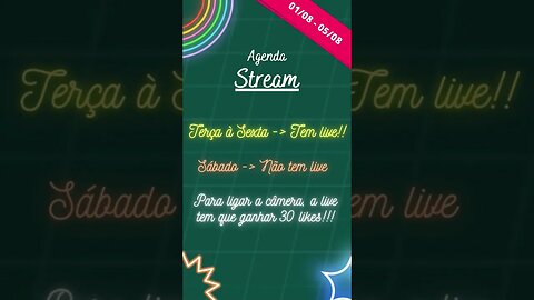 1 a 5 de #agosto #2023 #agenda #live #agenda #live #seven #army #brawlstars #karaoke