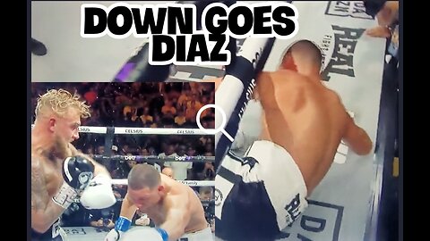 Jake Paul Destroys Nate Diaz - Highlights