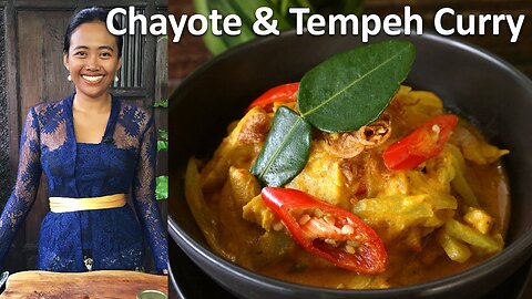 Chayote and Tempeh Curry