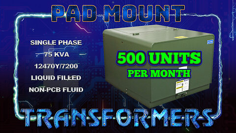 Pad Mounted Transformer 75 KVA - Electric Power Distribution