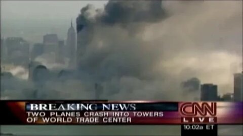 CNN's Aaron Brown at 10:02 AM on 9/11