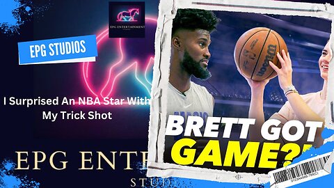 I Surprised an NBA Star with My Trick Shot! 🏀😲