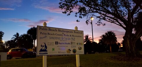 TA Walker shows off props, music of Shakespeare by the Sea