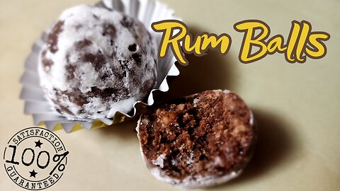 Chocolate Pecan Rum Balls