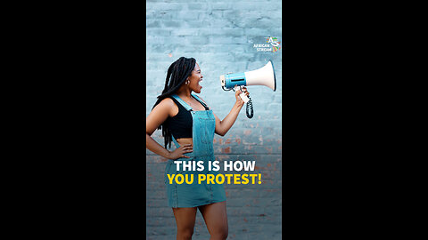 THIS IS HOW YOU PROTEST!