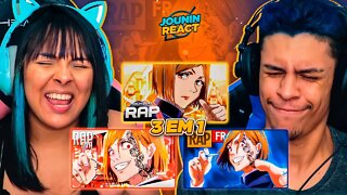 3 EM 1 RAP DA NOBARA | Felícia Rock, DYA & Jacy Mochizuki | [React Rap Nerd] 🔥