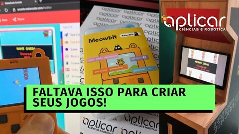 Recrie seus jogos Atari e leve com você! - Meowbit e Makecode