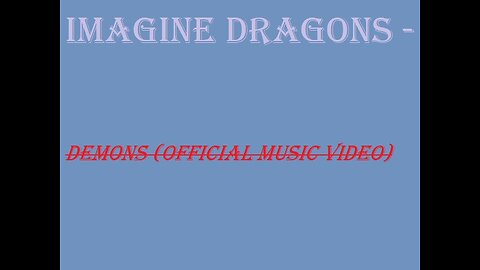 Imagine Dragons - Demons (Official Music Video)