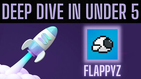 Solana NFTs | Deep Dive in Under 5 - Flappyz