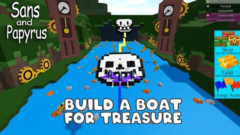 Roblox - Build A Boat For Treasure Undertale Boat