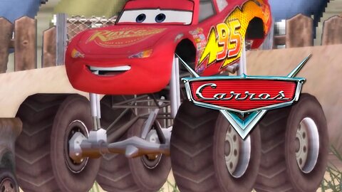 CARS (PS2) #16 - Relâmpago, o mais novo caminhão monstro! (Dublado e Traduzido em PT-BR)