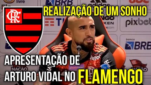 APRESENTAÇÃO DE ARTURO VIDAL NO FLAMENGO - É TRETA!!!