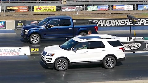 2016 Ford F-150 vs Explorer: Truck vs. SUV Twin Turbo Mashup Review