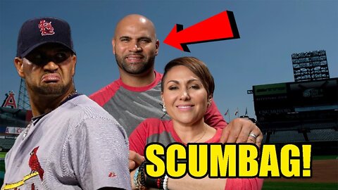 SCUMBAG Albert Pujols does this to his wife! | I have NO RESPECT for him anymore!