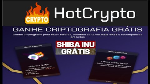 【 FAUCET HOTCRYPTO.TO 】Ganhe muitas SHIBA INU e SOLANA Grátis | FaucetPay e Coinbase | Crypto