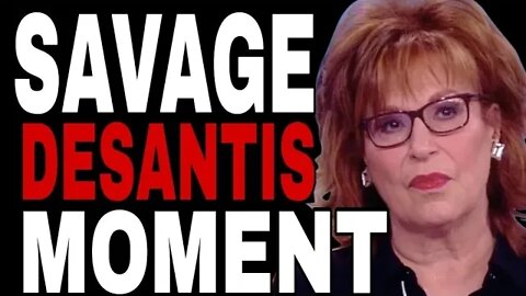 RON DESANTIS HILARIOUSLY DESTROYS JOY BEHAR AND THE VIEW