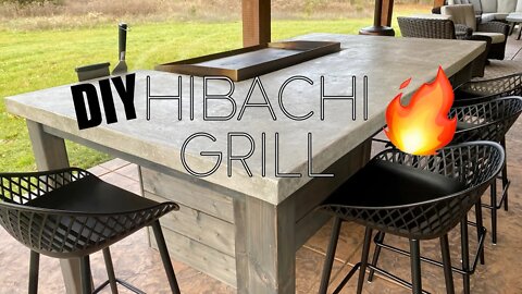 Making a Hibachi Grill Table using a Pit Boss Griddle 🔥