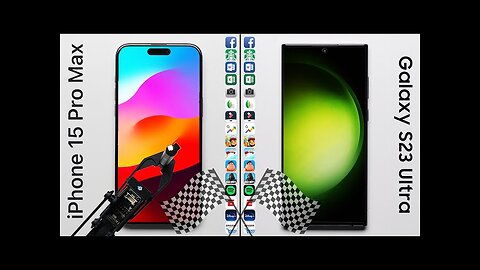 iPhone 15 Pro Max vs. Galaxy S23 Ultra Speed Test