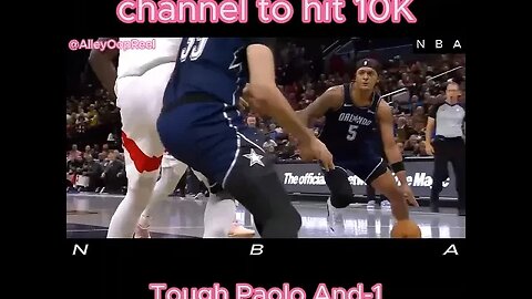 Tough Paolo And-1 #shorts #nbahighlights